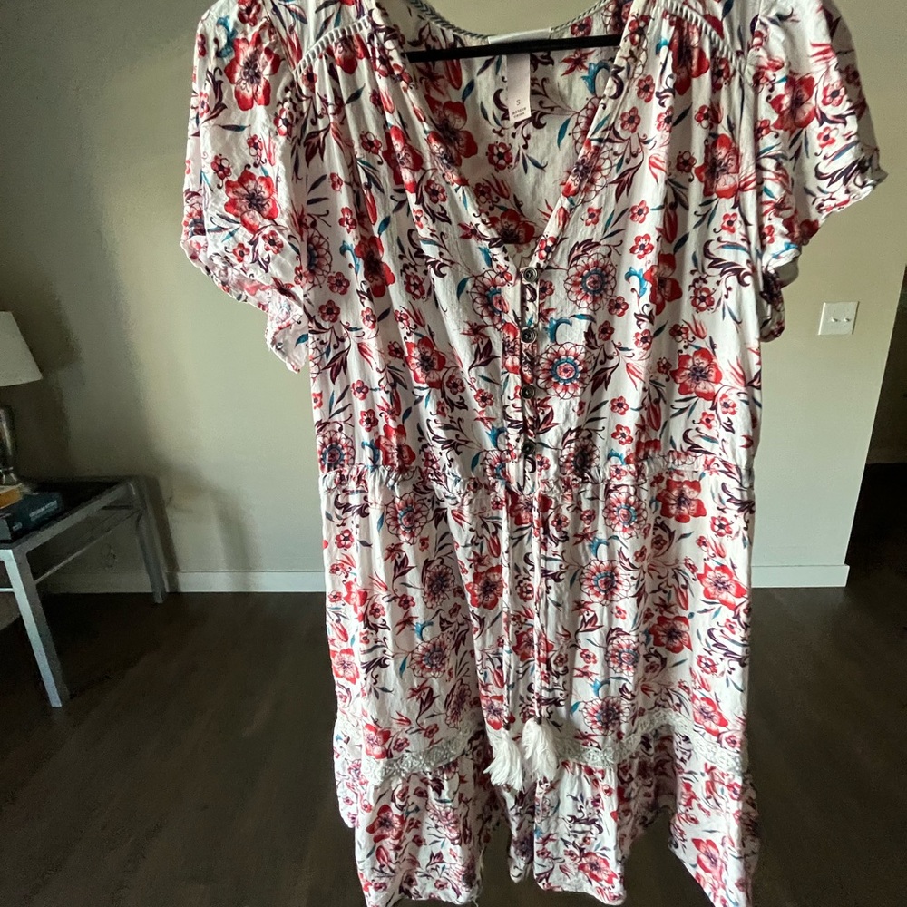 Knox rose floral mini dress